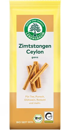 CYNAMON CEJLOŃSKI LASKA BIO (6 szt.) - LEBENSBAUM