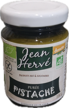 KREM Z PISTACJI 100 % BEZGLUTENOWY DEMETER BIO 100 g - JEAN HARVE