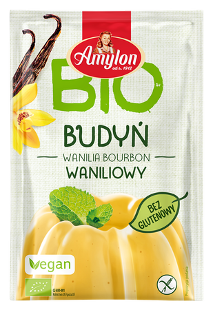 BUDYŃ WANILIOWY BEZGLUTENOWY BIO 40 g - AMYLON