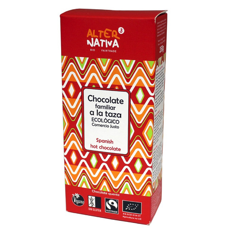 CZEKOLADA DO PICIA NA GORĄCO FAIR TRADE BEZGLUTENOWA BIO 350 g - ALTERNATIVA3