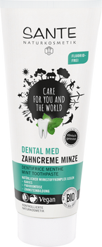 PASTA DO ZĘBÓW MIĘTOWA BEZ FLUORU ECO 75 ml - SANTE