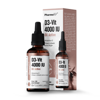 WITAMINA D3 W KROPLACH 100 µg (4000 j.m) BEZGLUTENOWA 30 ml - PHARMOVIT (CLEAN LABEL)