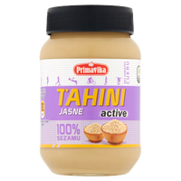 TAHINI JASNE ACTIVE (PASTA SEZAMOWA) BEZGLUTENOWE 460 g - PRIMAVIKA