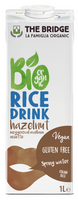 NAPÓJ RYŻOWY Z ORZECHAMI LASKOWYMI BEZGLUTENOWY BIO 1 L - THE BRIDGE