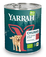 (DLA PSA) KARMA Z WOŁOWINĄ, POKRZYWĄ I POMIDOREM BIO 820 g - YARRAH