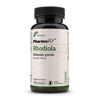 RHODIOLA - RÓŻENIEC GÓRSKI EKSTRAKT (140 mg) BEZGLUTENOWY 90 KAPSUŁEK - PHARMOVIT (CLASSIC)