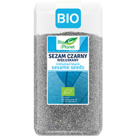 SEZAM CZARNY NIEŁUSKANY BIO 400 g - BIO PLANET