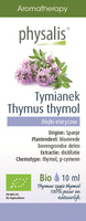 OLEJEK ETERYCZNY TYMIANEK THYMUS ZYGIS THYMOL BIO 10 ml - PHYSALIS