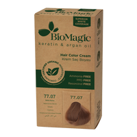 FARBA DO WŁOSÓW BRĄZOWY BLOND (77.07) 250 g - BIOMAGIC