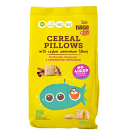 PODUSZKI ZBOŻOWE Z KREMEM CZEKOLADOWO - CYNAMONOWYM BEZ DODATKU CUKRÓW BEZGLUTENOWE BIO 200 g - ME GUSTO (SUPER FUDGIO)