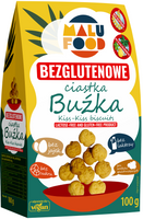 CIASTKA BUŹKA BEZ CUKRU BEZGLUTENOWE 100 g - MALU FOOD