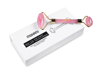 ROLLER DO MASAŻU TWARZY Z RÓŻOWEGO KWARCU - MOHANI