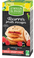 CIASTKA Z NADZIENIEM Z CZERWONYCH OWOCÓW BIO 175 g - LE MOULIN DU PIVERT