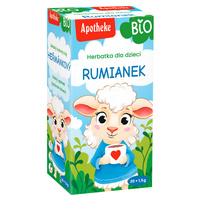 HERBATKA DLA DZIECI - RUMIANKOWA PO 4 MIESIĄCU BIO (20 x 1 g) 20 g - APOTHEKE