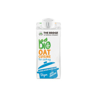 KREM OWSIANY DO GOTOWANIA BEZ DODATKU CUKRÓW BIO 200 ml - THE BRIDGE