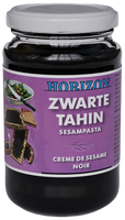 TAHINI CZARNE (PASTA SEZAMOWA Z CZARNEGO SEZAMU) BEZGLUTENOWE BIO 350 g - HORIZON