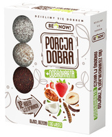 KULKI OWOCOWO - ORZECHOWE BEZ DODATKU CUKRÓW (12 x 12 g) 144 g - PORCJA DOBRA