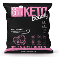 ORZECHY LASKOWE W KETO CZEKOLADZIE CIEMNEJ BEAUTY BEZGLUTENOWE 70 g - COCOA