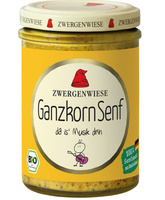 MUSZTARDA FRANCUSKA BEZGLUTENOWA BIO 160 ml - ZWERGENWIESE