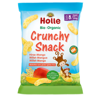 CHRUPKI JAGLANE O SMAKU MANGO BEZ DODATKU CUKRÓW BEZGLUTENOWE OD 8 MIESIĄCA BIO 25 g - HOLLE