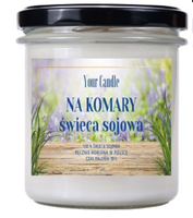 ŚWIECA SOJOWA NA KOMARY 150 ml - YOUR CANDLE (PRODUKT SEZONOWY)