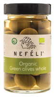 OLIWKI ZIELONE Z PESTKĄ W ZALEWIE BIO 300 g (165 g) - NEFELI
