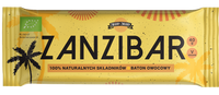 BATON OWOCOWY ZANZIBAR BEZGLUTENOWY BIO 40 g - ZMIANY ZMIANY
