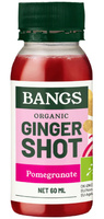 SHOT IMBIROWY Z GRANATEM BEZ DODATKU CUKRÓW BIO 60 ml - BANGS