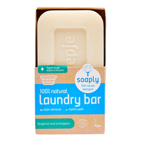 MYDŁO W KOSTCE DO PRANIA BERGAMOTKA I TRAWA CYTRYNOWA ECO 120 g - SOAPLY