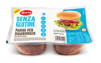 BUŁKI DO HAMBURGERÓW BEZGLUTENOWE (4 x 75 g) 300 g - DORIA