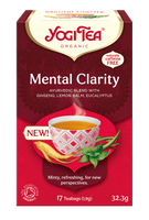 HERBATKA AJURWEDYJSKA JASNOŚĆ UMYSŁU (MENTAL CLARITY) BIO (17 x 1,9 g) 32,3 g - YOGI TEA